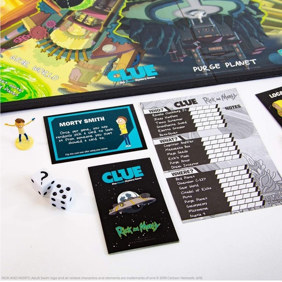Rick and Morty Back in Blackout Clue board game NIB sealed never opened - Picture 15 of 16